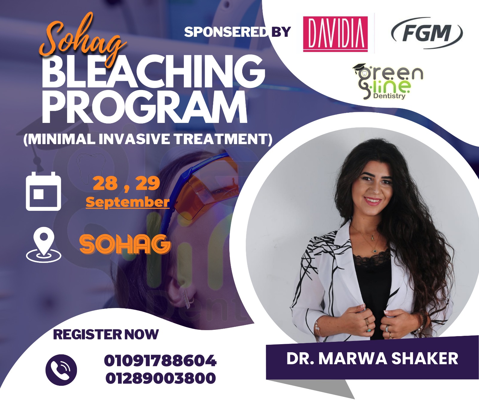Bleaching Program ( Minimal Invasive Treatment ) with( Clinical Attachment )